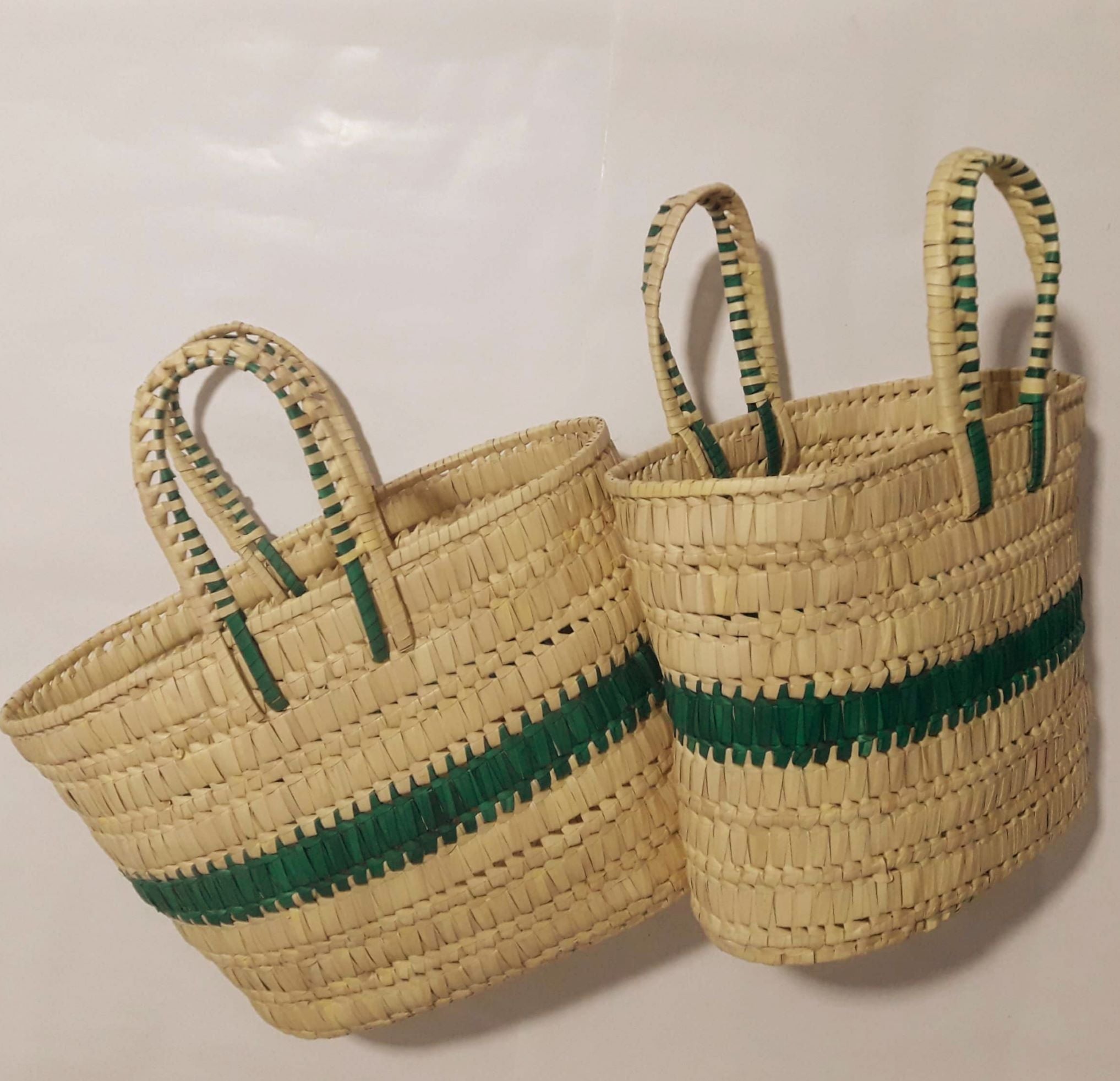 Woven Beach Bags (2 piece pack)