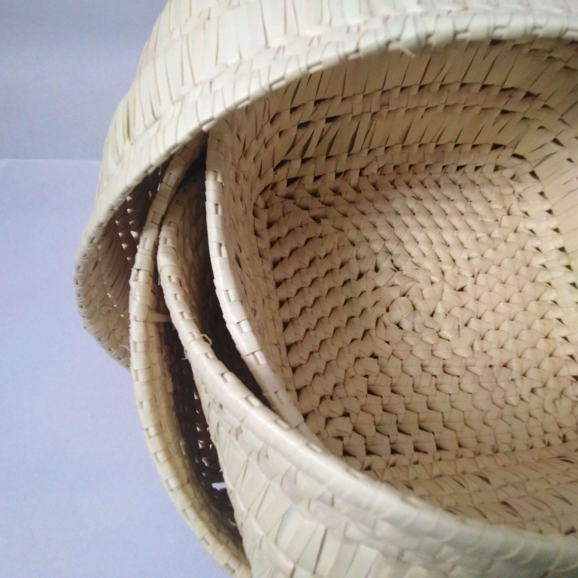Woven Palmyra Leaf Basket (4 piece pack)