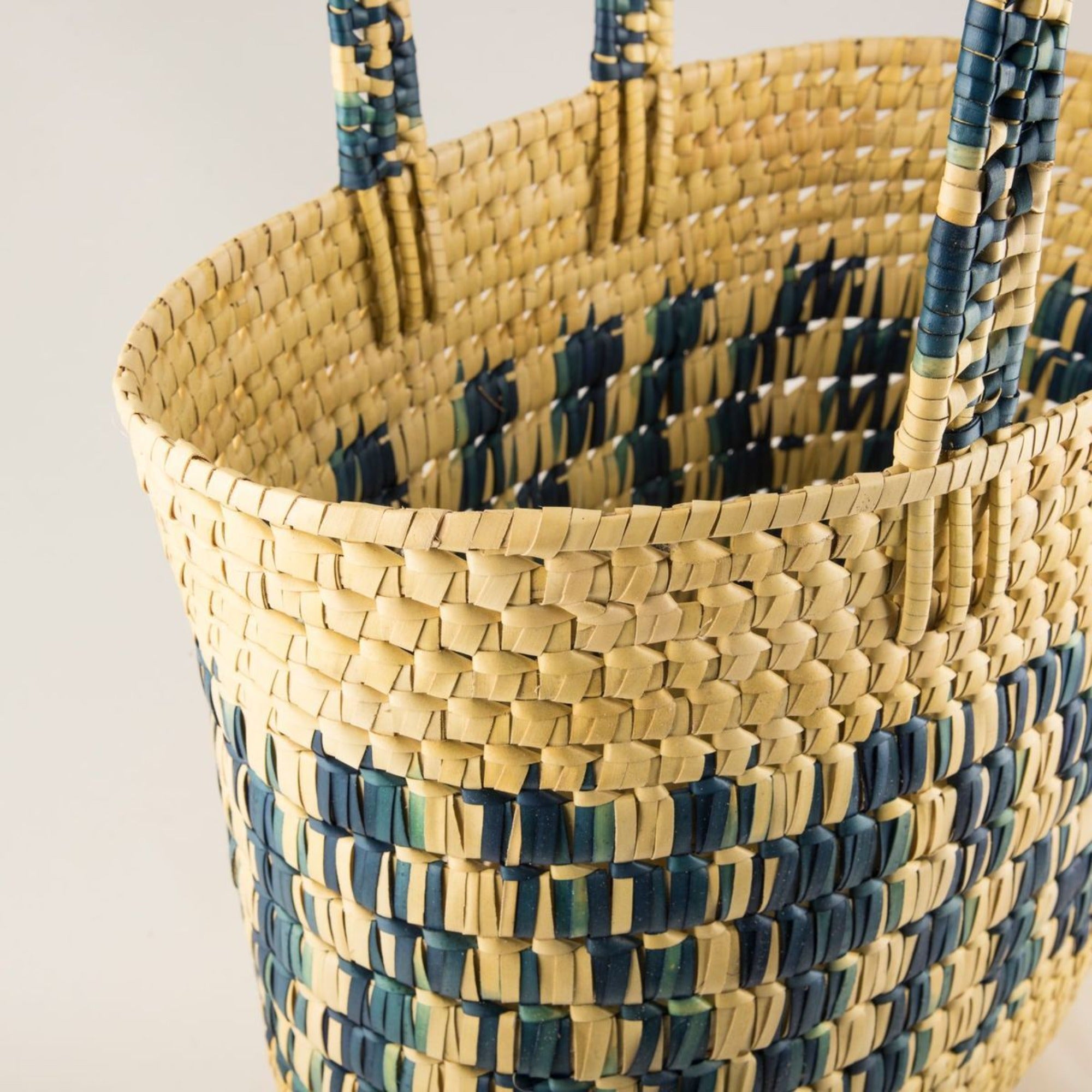 Woven Beach Bag (Design 1)