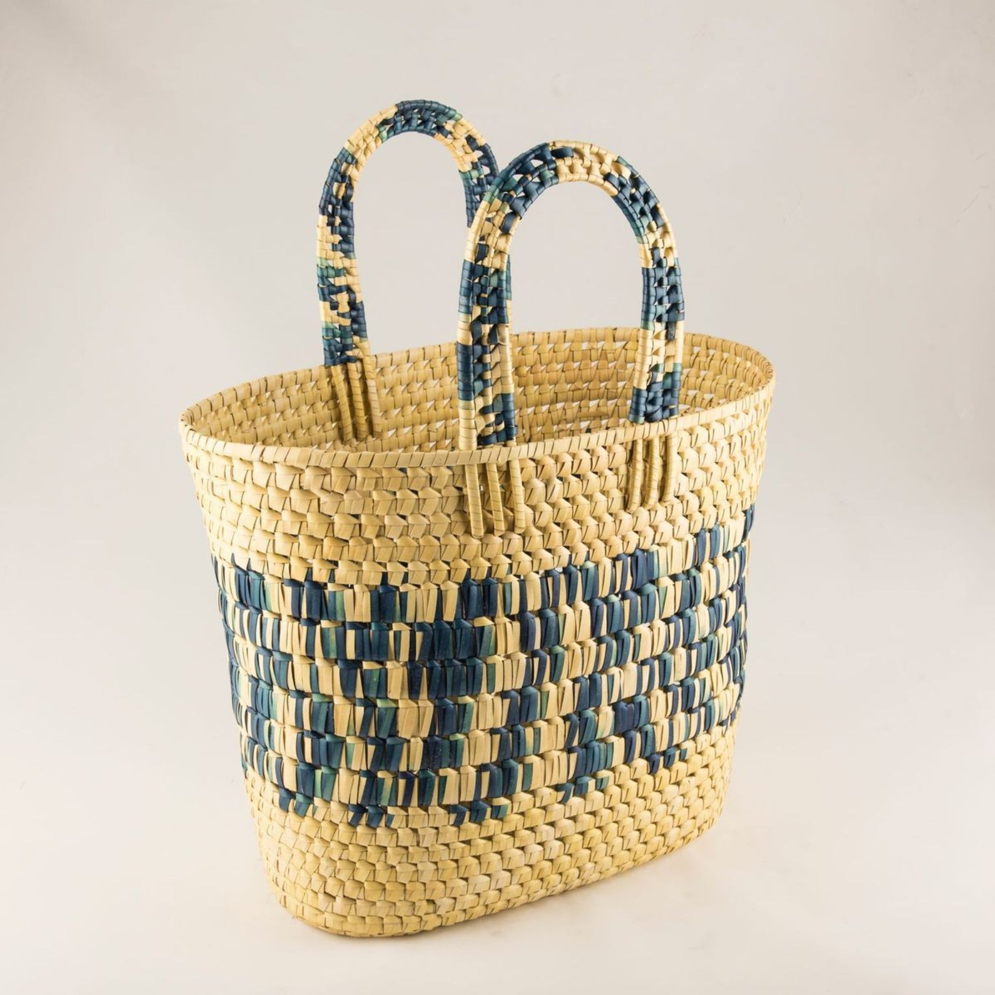 Woven Beach Bag (Design 1)