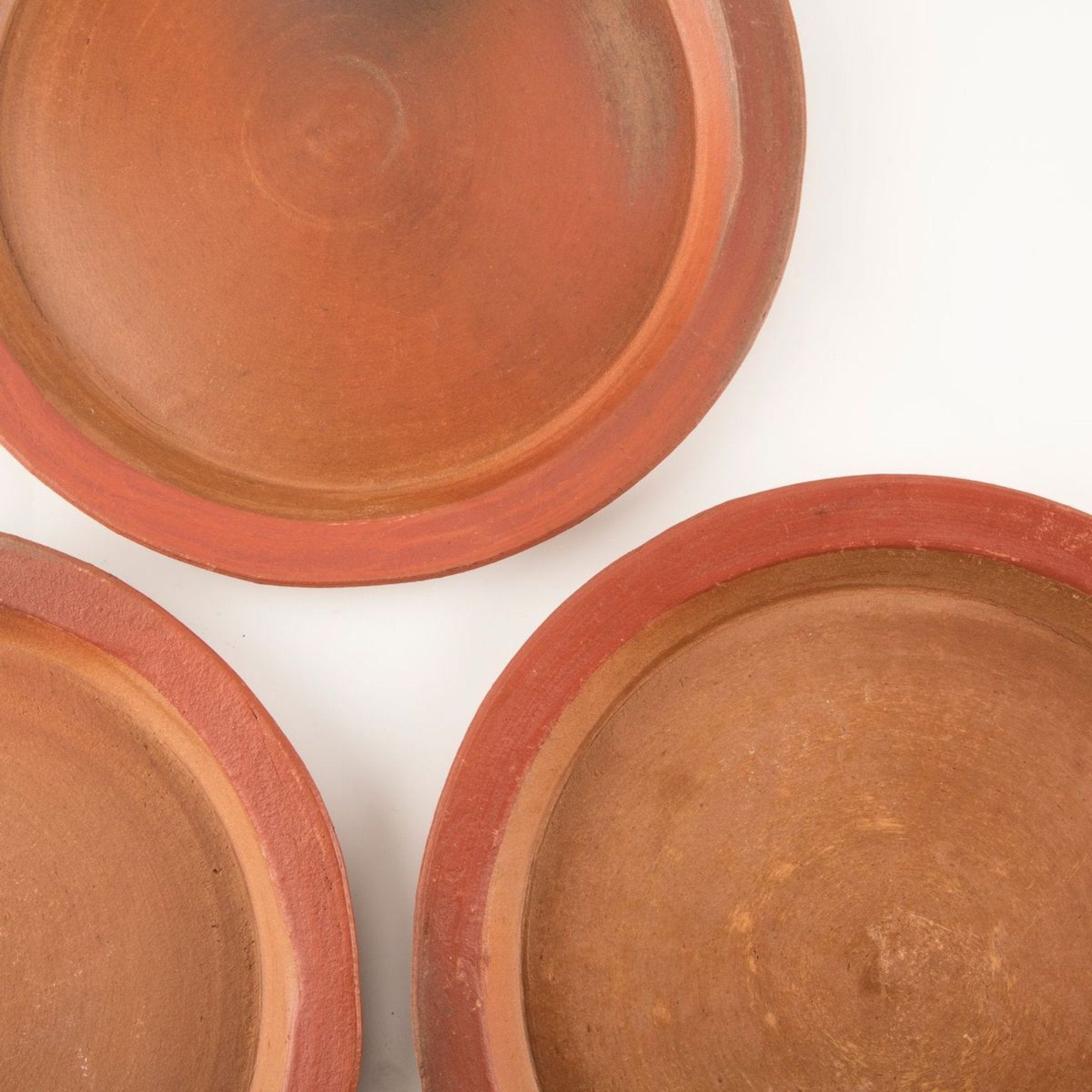 Terracotta Flat Edge Plate (4 piece pack)